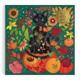 Galison Whiskers of Autumn Foil Puzzle - 500pc Multi-Coloured