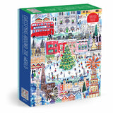 Galison Storrings Christmas World Foil Puzzle - 1500pc Multi-Coloured