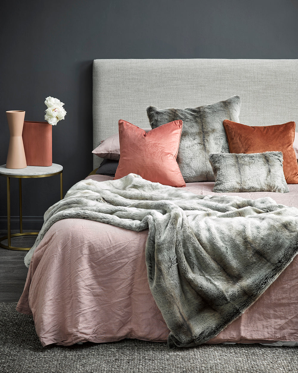 Silver Marten Throw