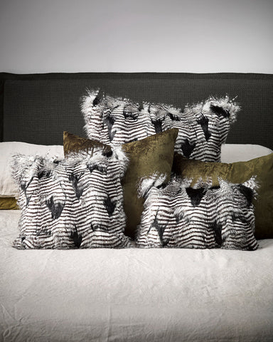 Silver Pheasant Euro Cushion