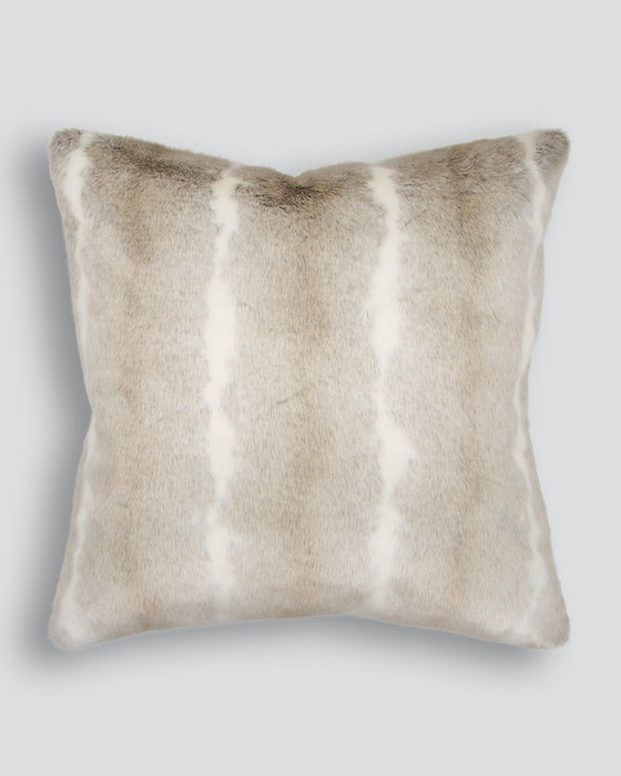 Silver Rabbit Euro Cushion