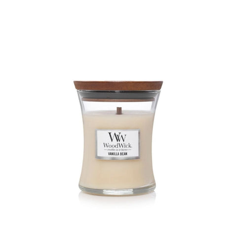 Small WoodWick Scented Soy Candle - Vanilla Bean