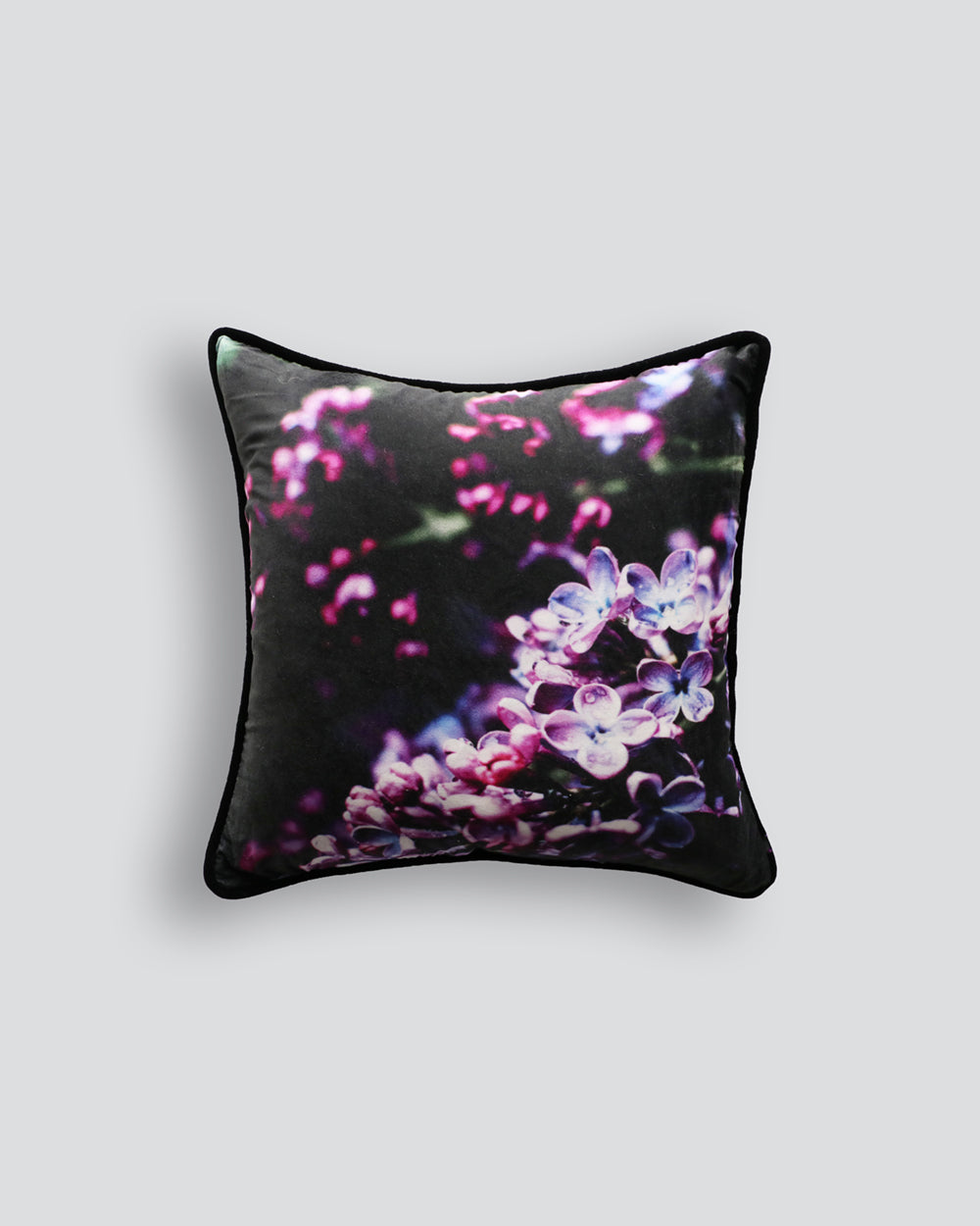 Dark Botanic Spring Petal Cushion