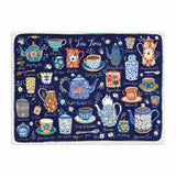 Galison Tea Time Puzzle with Shaped Pieces - 1000pc Multi-Coloured
