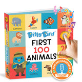 Ditty Bird First 100 Animals Multi-Coloured