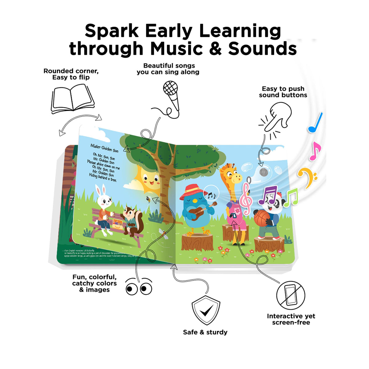 Ditty Bird Nature Songs Multi-Coloured