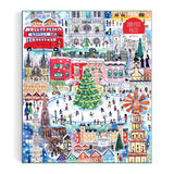 Galison Storrings Christmas World Foil Puzzle - 1500pc Multi-Coloured
