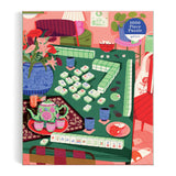Galison Mahjong Social Puzzle - 1000pc Multi-Coloured