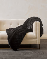 Valentina Black Throw