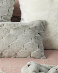 Valentina Grey Oblong Cushion
