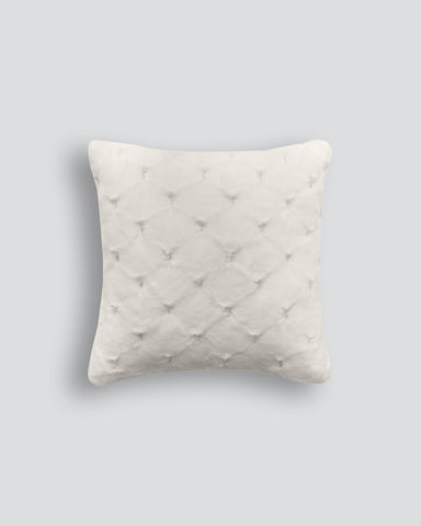 Valentina White Square Cushion