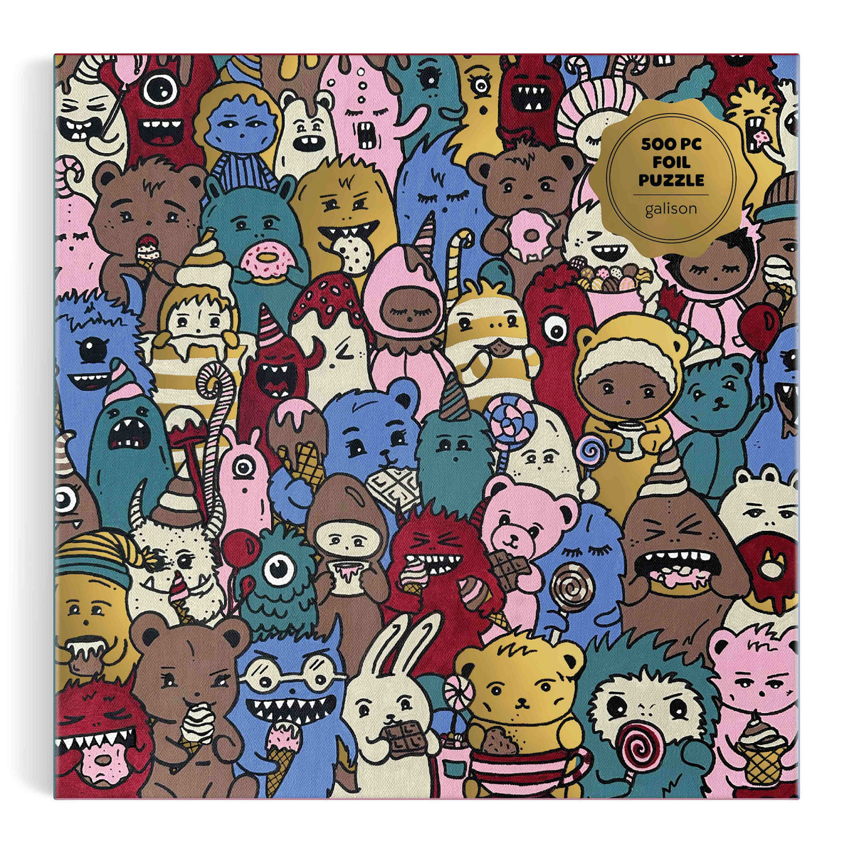 Galison Barbtropolis Sweet Dreams Foil Puzzle - 500pc Multi-Coloured