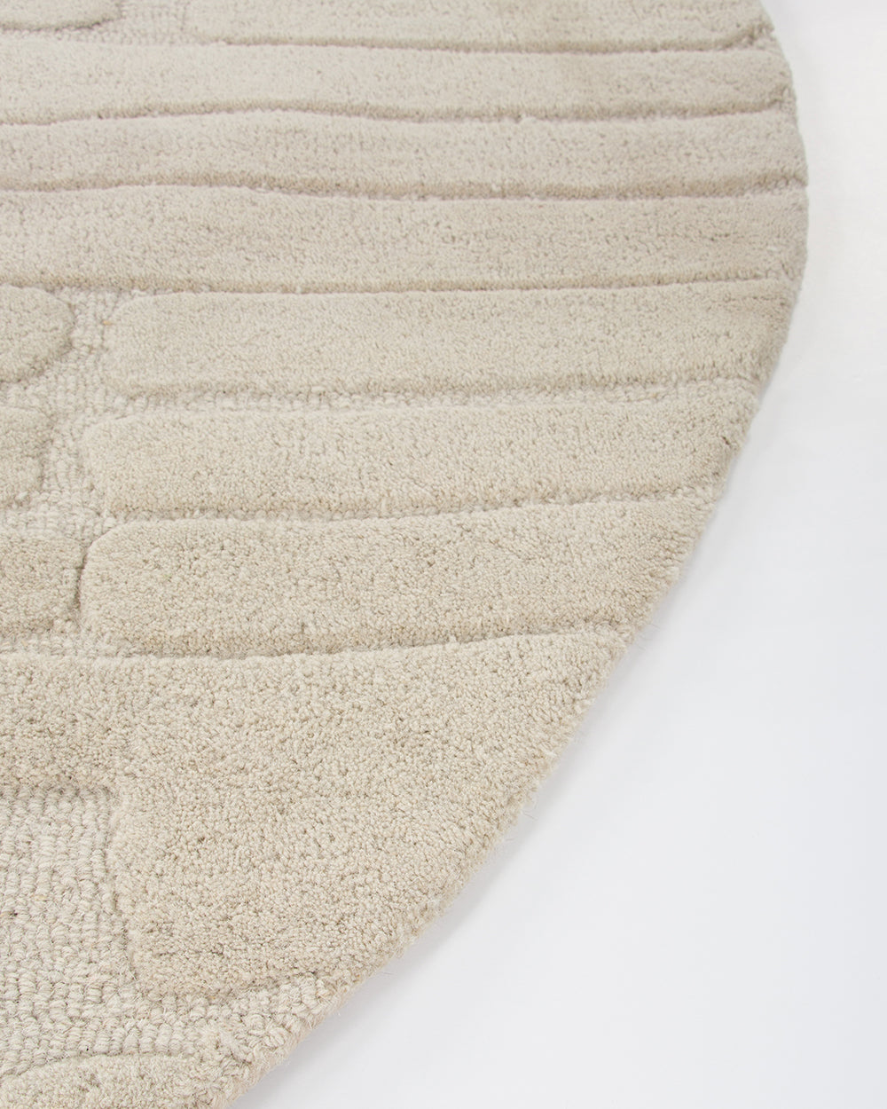 Venice Ecru 200cm dia. Floor Rug