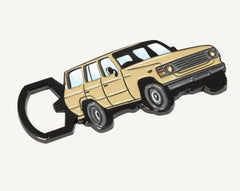 Vintage Car Bottle Opener Magnet - Landcruiser