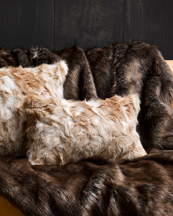 Vintage Squirrel Fawn Oblong Cushion