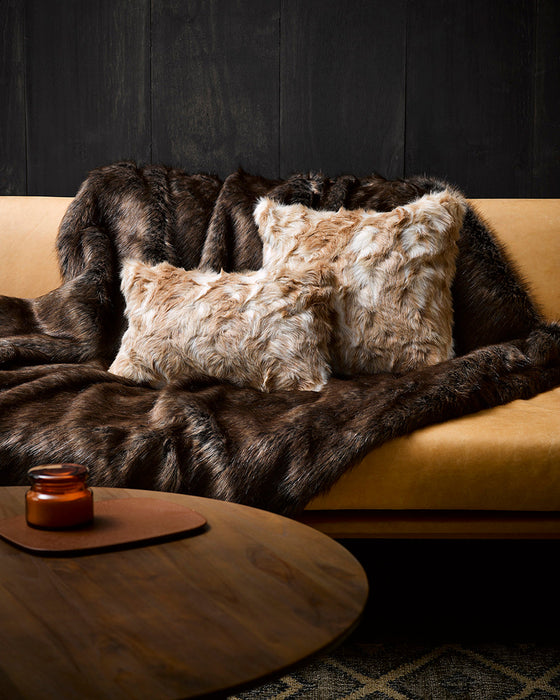 Vintage Squirrel Fawn Square Cushion