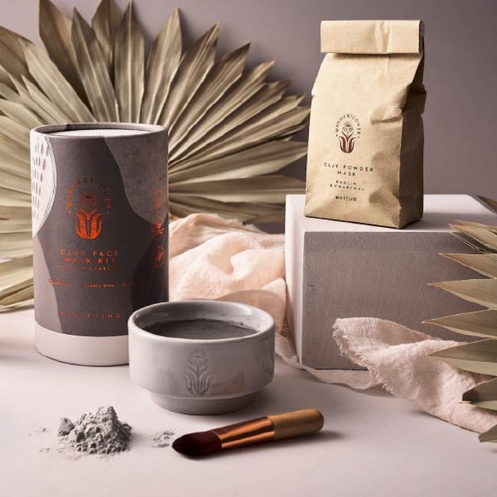 Wanderflower Clay Face Mask Kit