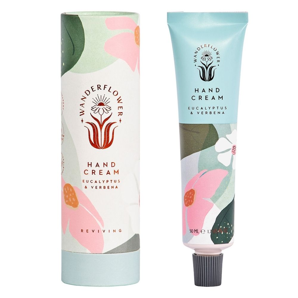 Wanderflower Hand Cream 50ml - Eucalyptus & Verbena