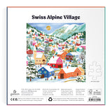 Galison Swiss Alpine Village Foil Puzzle - 500pc Multi-Coloured