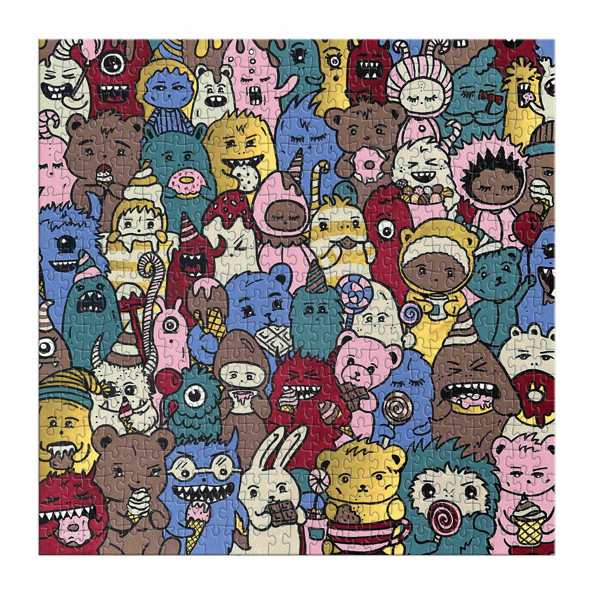 Galison Barbtropolis Sweet Dreams Foil Puzzle - 500pc Multi-Coloured