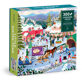 Galison Little Winter Town Puzzle - 300pc Multi-Coloured