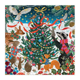 Galison Woodland Merrymakers Foil Puzzle - 500pc Multi-Coloured