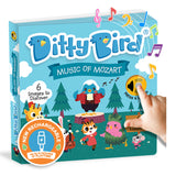 Ditty Bird Music of Mozart Multi-Coloured